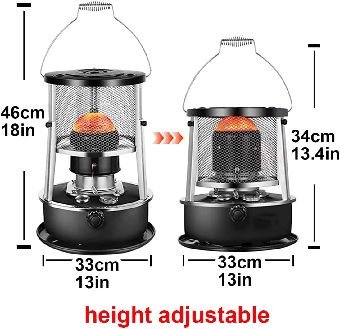 AMOCHO Kerosene Heater 2600W 15 sqm Heating Portable Non Electric