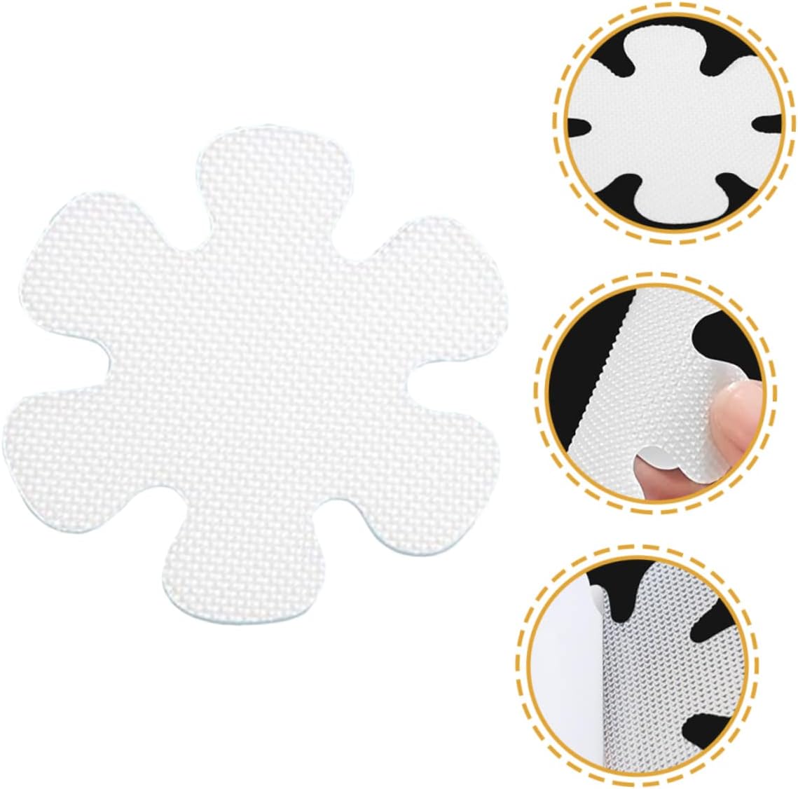 12pcs Self Adhesive Flower Shower Stickers for Bathtubs Kitchens and Stairs