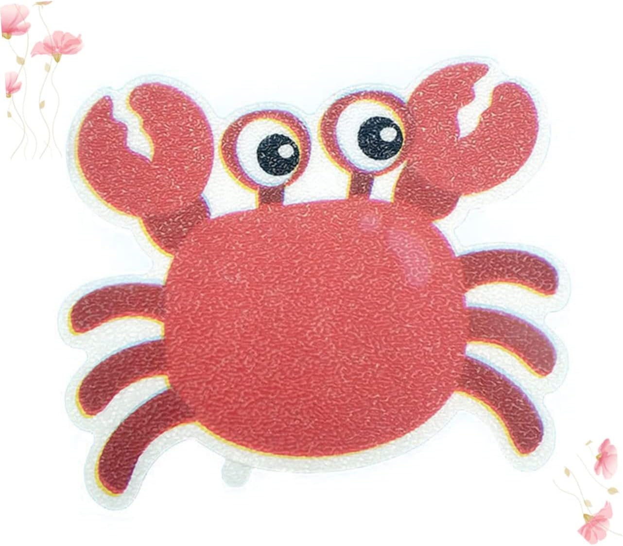 Non-Slip Bath Grip Stickers 5 Pack with Crab Design
