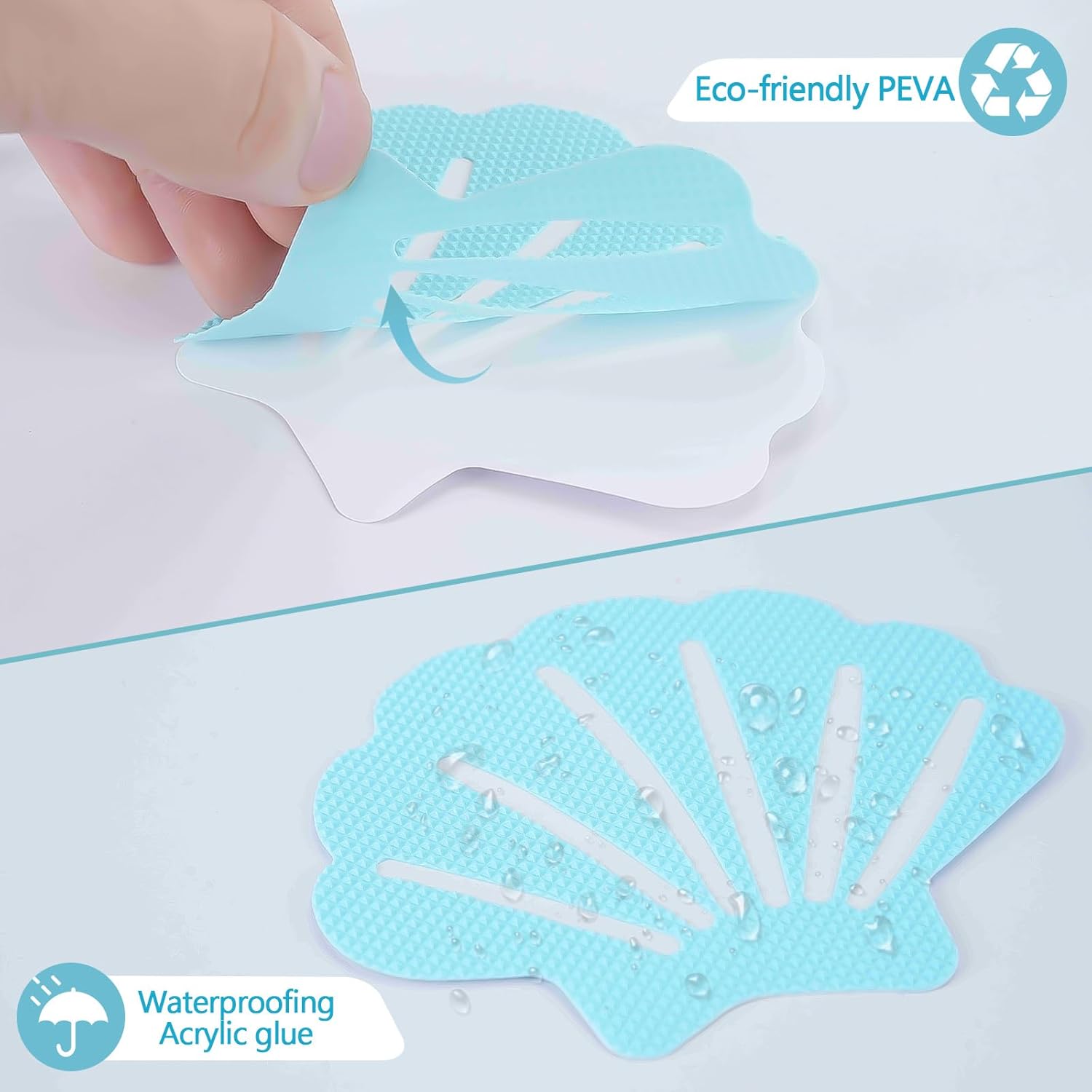 48 PCS Non-Slip Bathtub Stickers with Scrapers