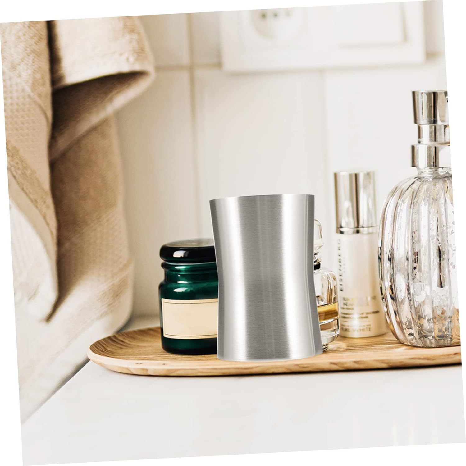 PRETYZOOM Reusable Toothbrush Holder Bathroom Cup