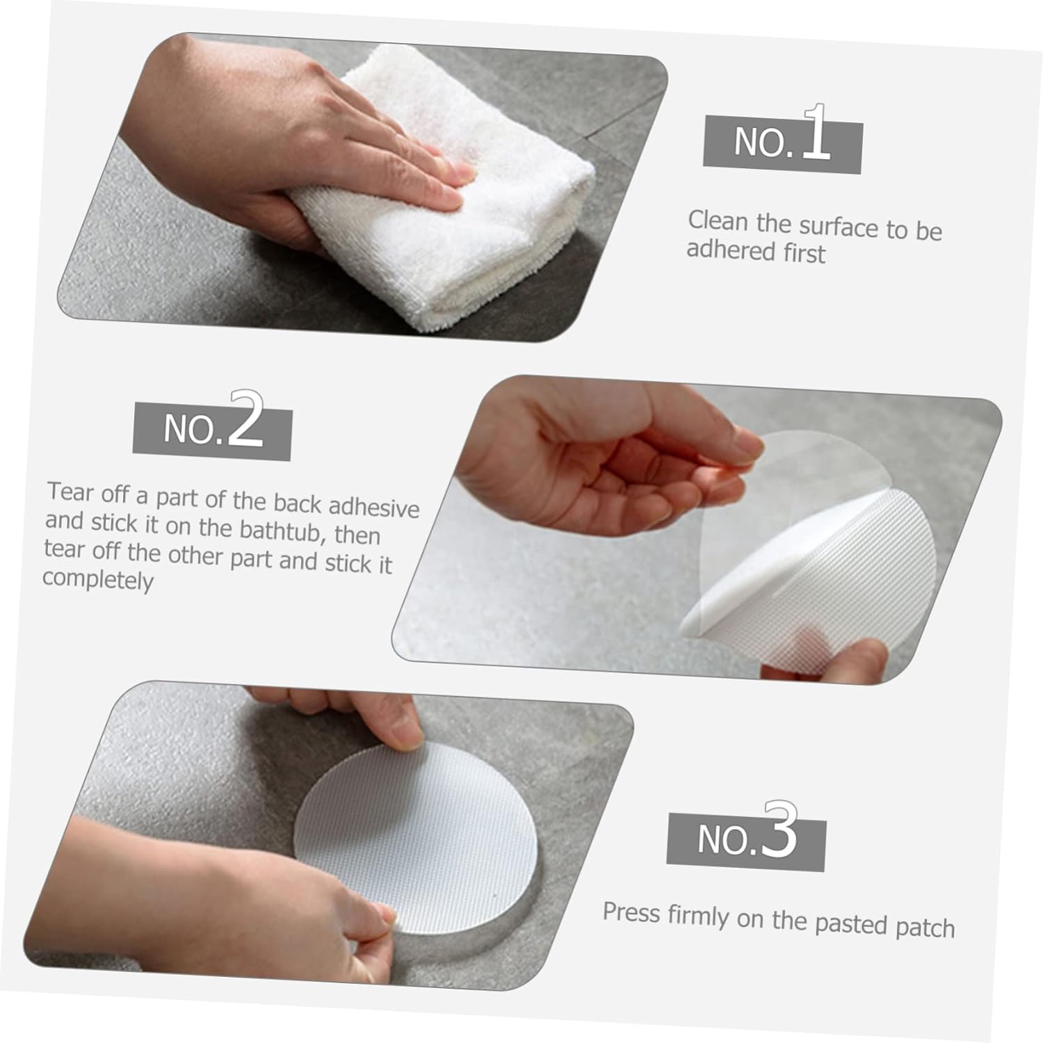LIFKOME 24Pcs Non-Slip Bathtub Stickers for Safety 1