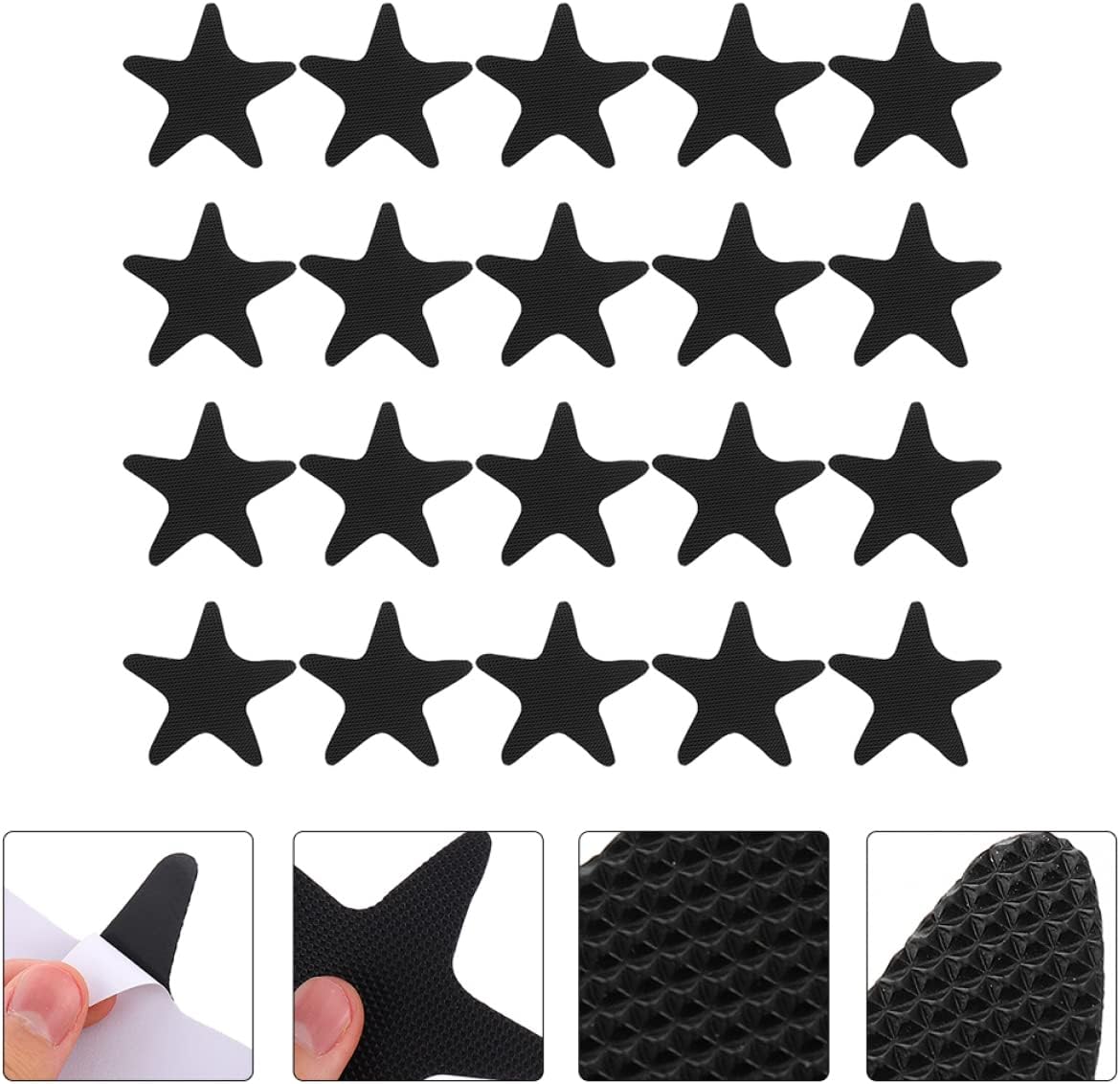 120pcs Non-Slip Bath Stickers for Safety and Style