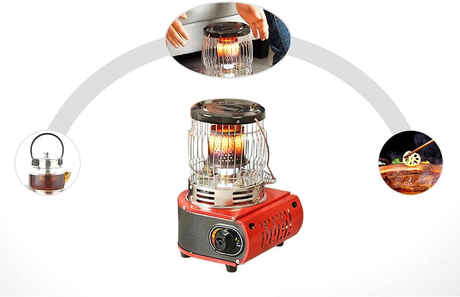 Karaot Portable Kerosene Heater Stove Red