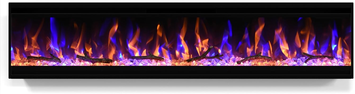 Feelcoo 60 Inch Ultra-Thin Electric Fireplace
