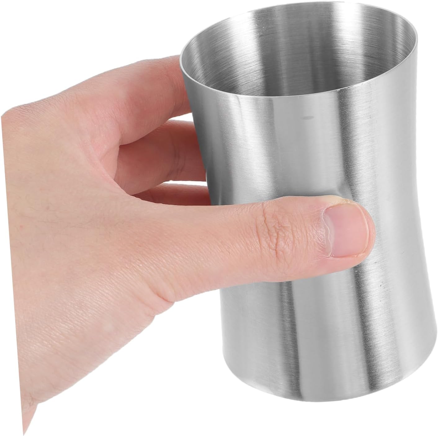 GLEAVI Modern Stainless Steel Toothbrush Holder Cup