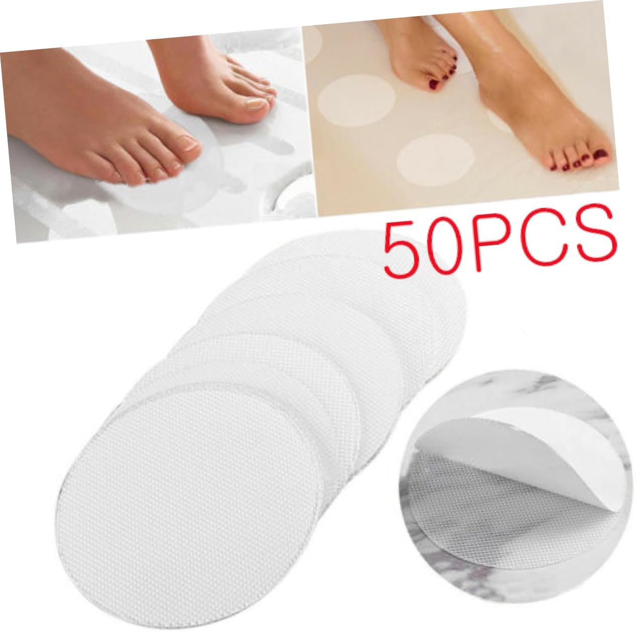 Zerodeko 10 Pack 4 Inch Anti-Slip Shower Stickers