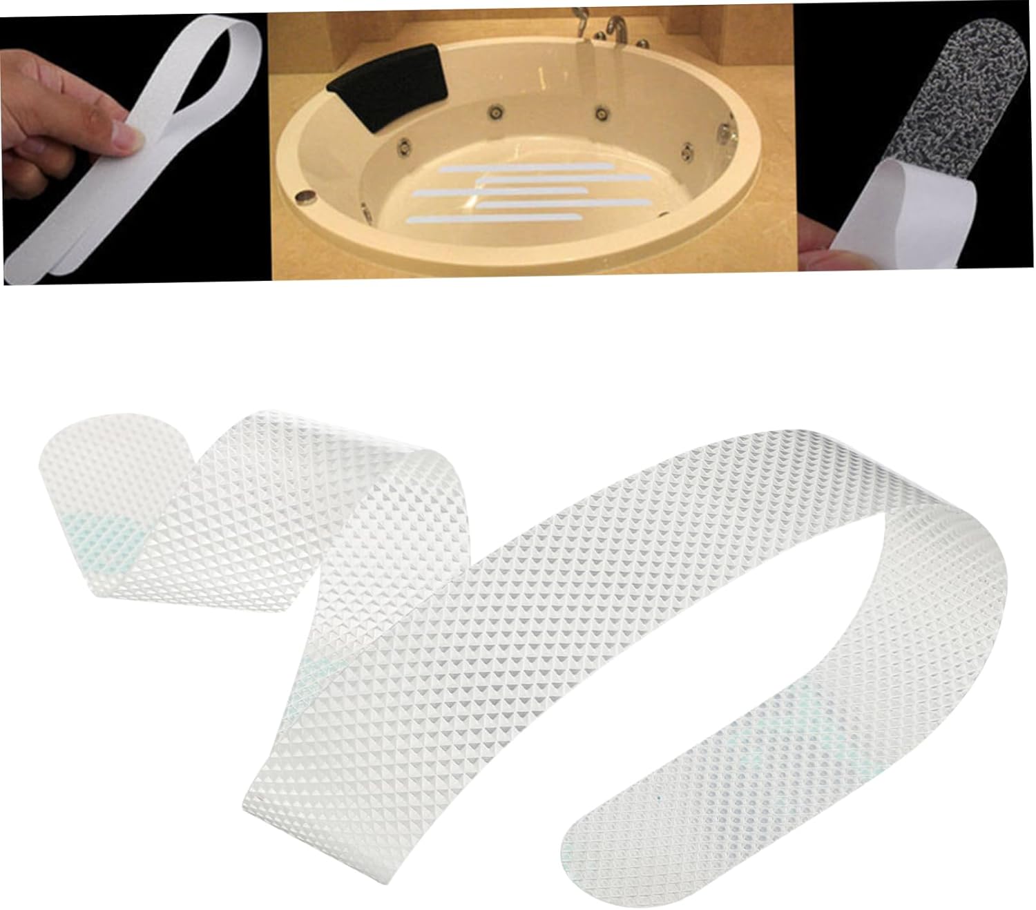 36pcs Transparent Non-Slip Stickers for Bathtubs Showers