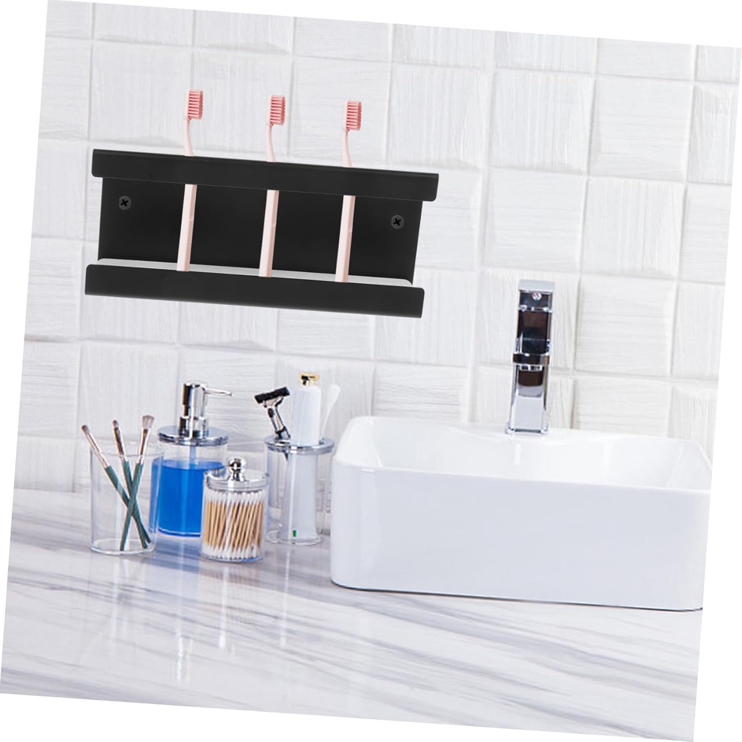 Stainless Steel Electric Toothbrush Wall Holder