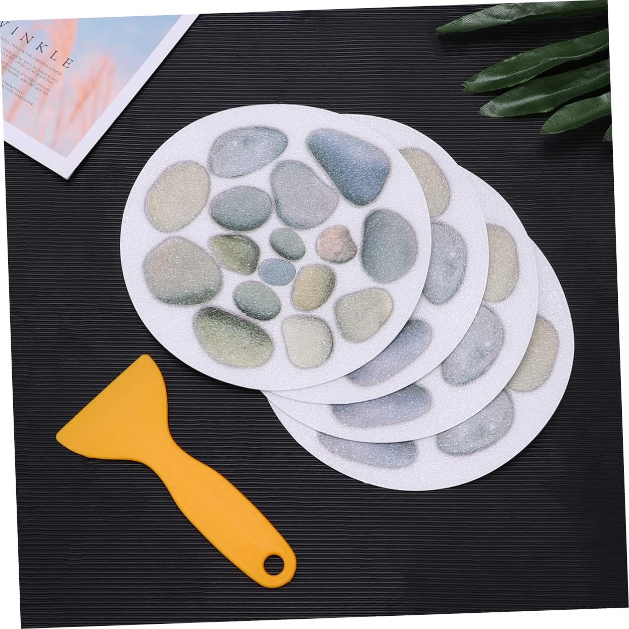 PRETYZOOM Non-Slip Bathtub Stickers 4pcs