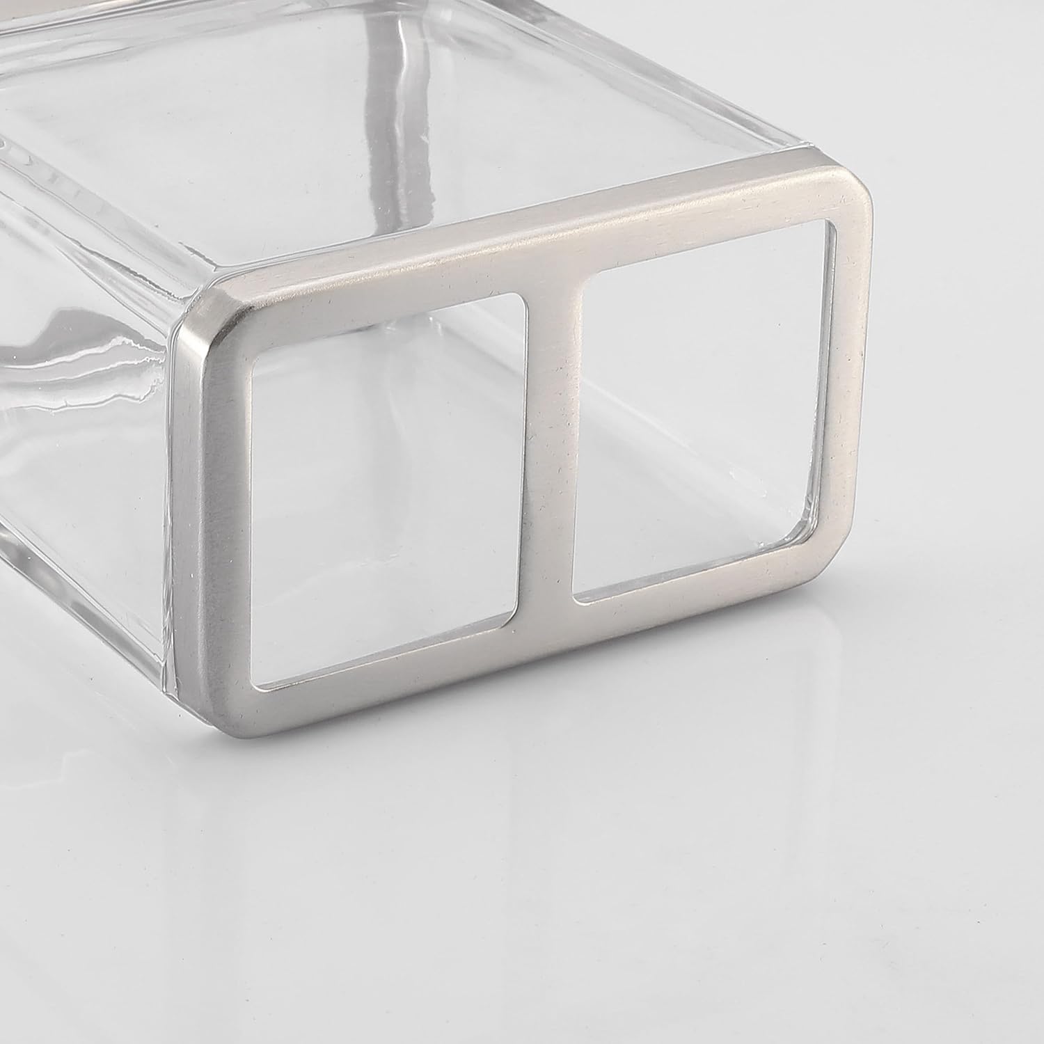 H Halston Heavy Weight Glass Toothbrush Holder