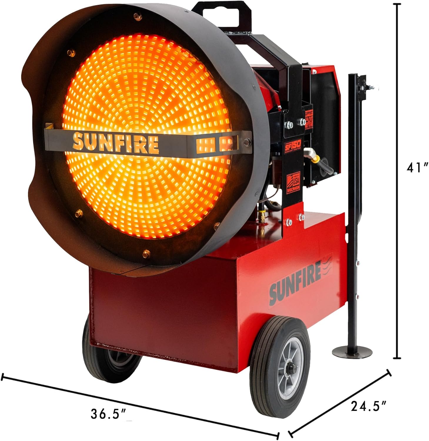 Sunfire Radiant Heater SF150 - 150000 BTUs Kerosene Diesel Industrial Space Heater