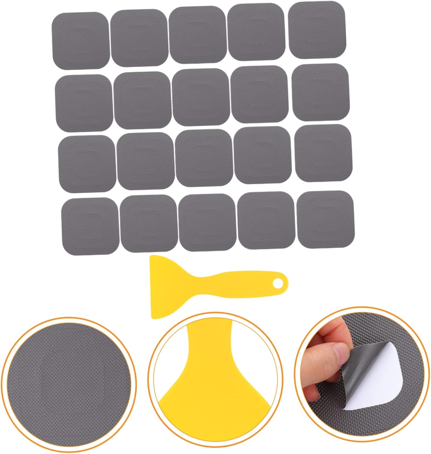 ABOOFAN 20PCS Bathroom Slip Stickers Non-Skid Floor Decals