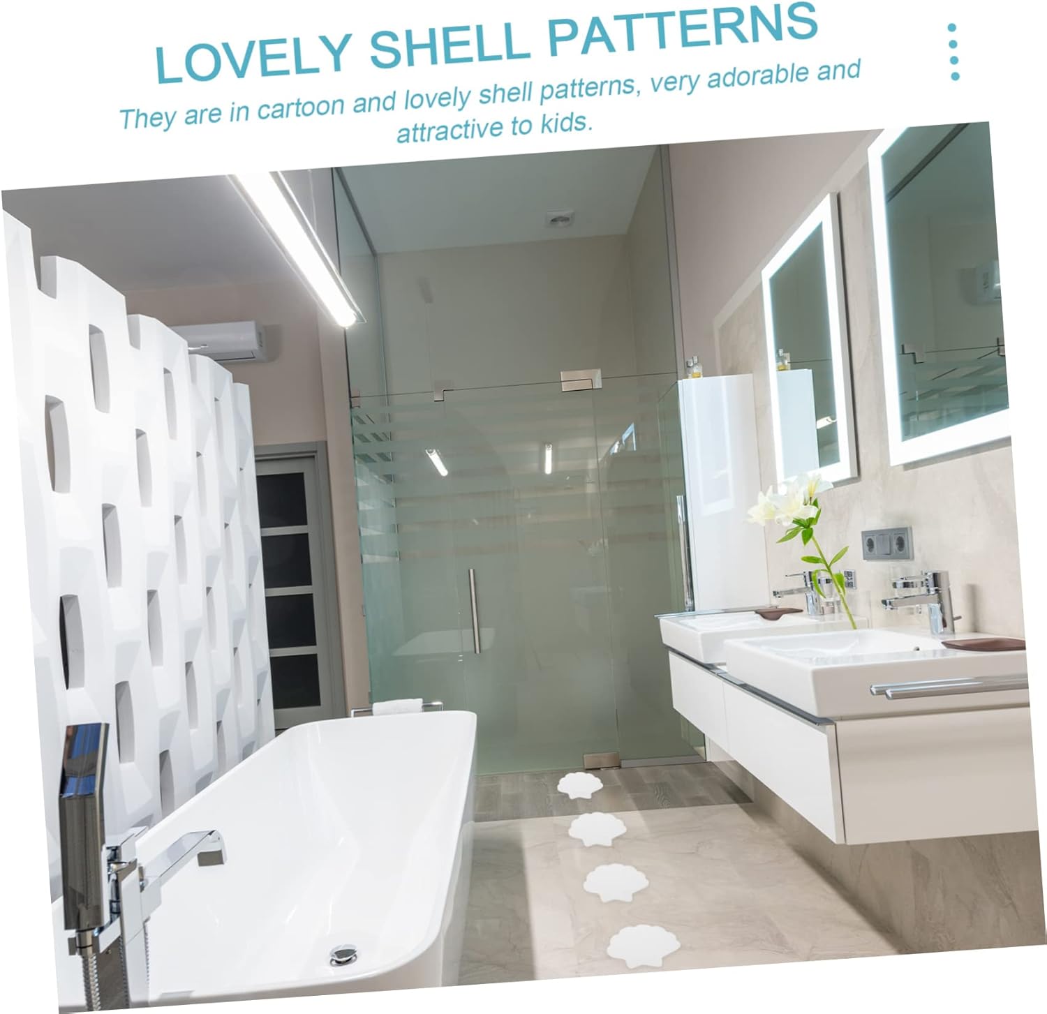 Ciieeo Cartoon Bathtub Stickers - Skid Proof Safety Decals for Kids