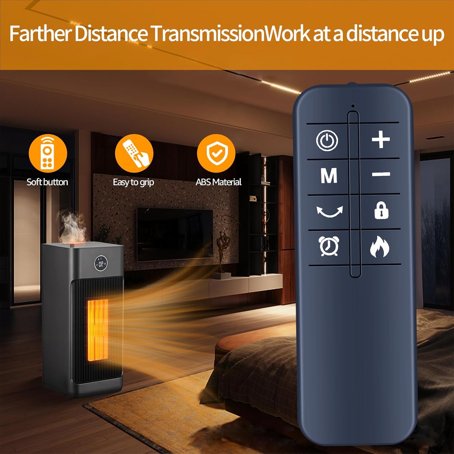 RETROSUN Replacement Remote Control for Uthfy 38 Electric Space Heater