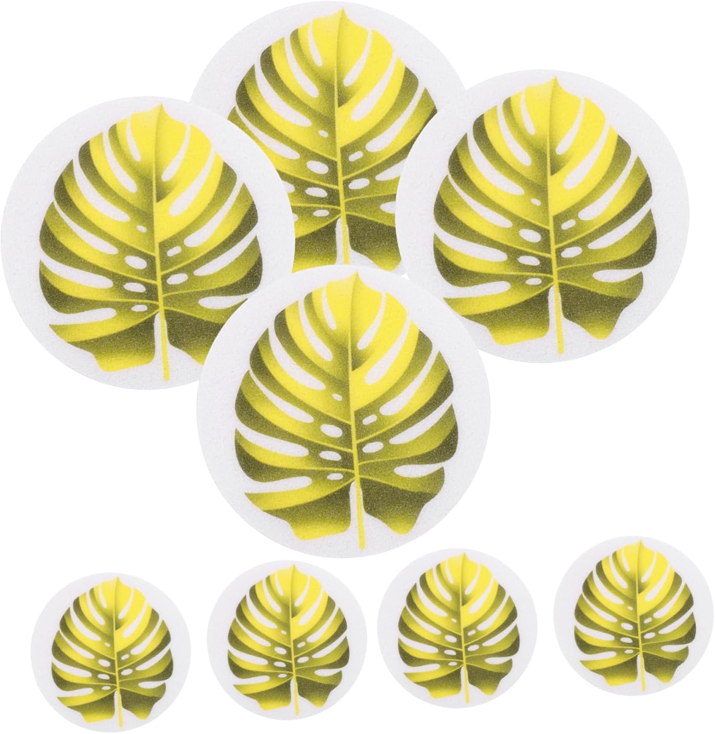 ULTECHNOVO Leaf Shape Non-Slip Bathtub Stickers