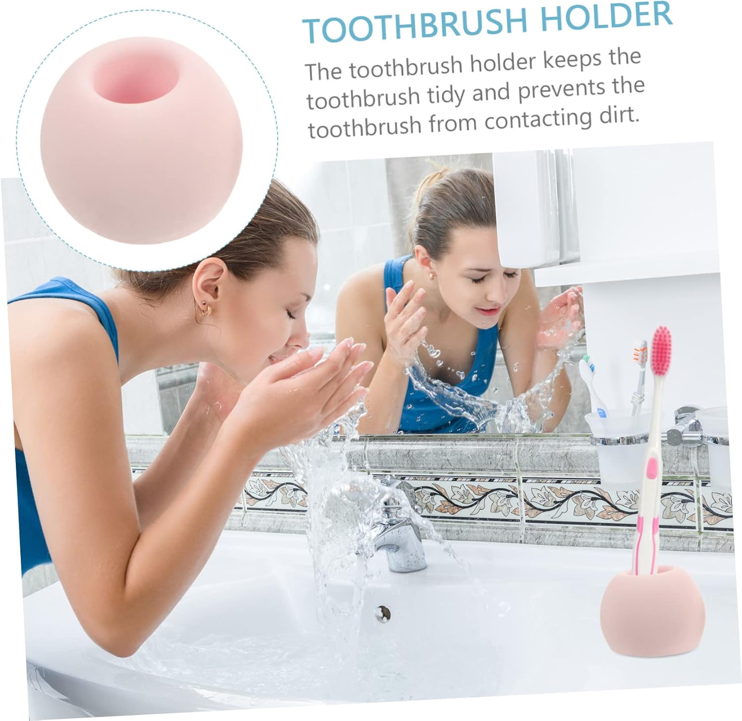 TOPPERFUN 3 Piece Electric Toothbrush Holder