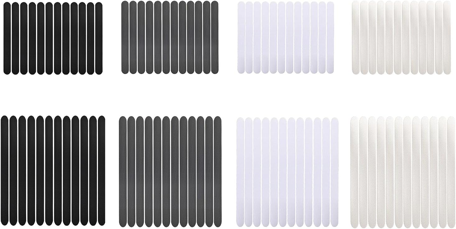 12Pcs Non Slip Bathtub Stickers with Textured Design