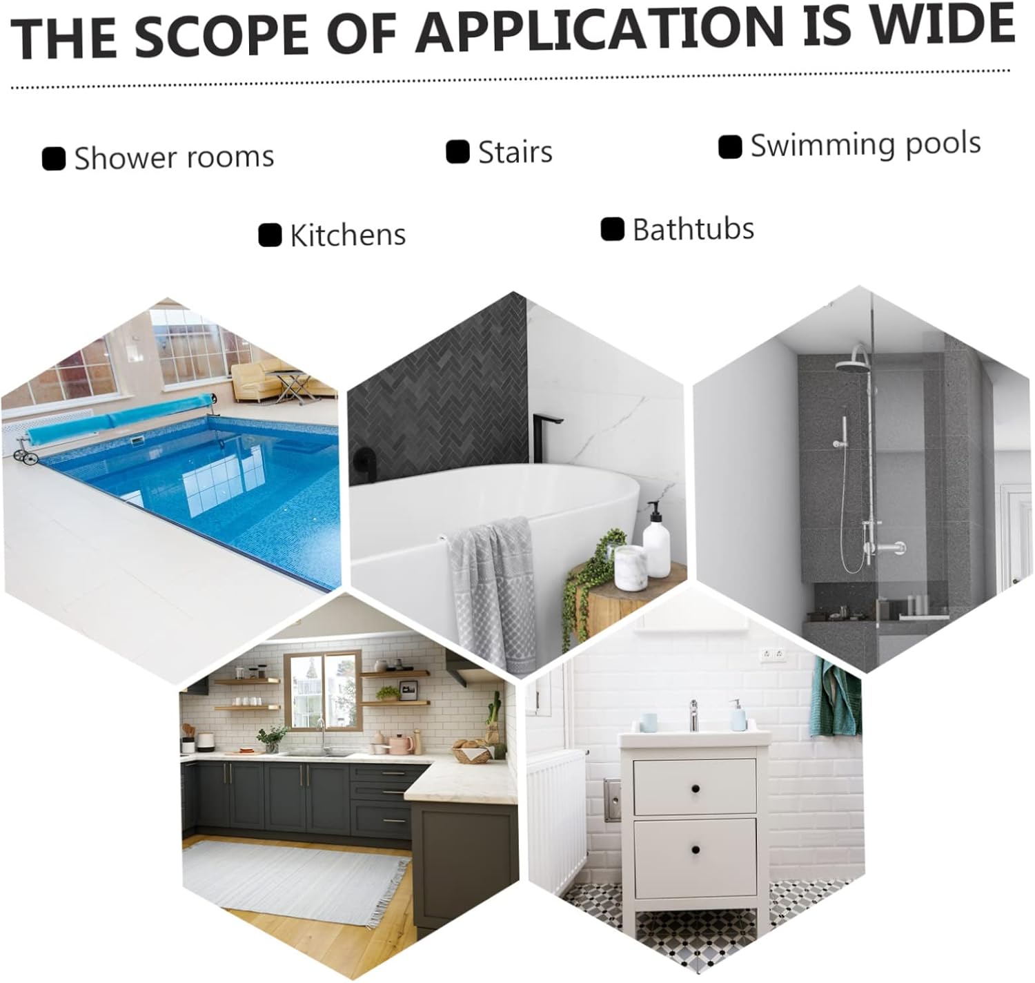 ABOOFAN 20 Pack Non-Slip Bath Tub Stickers