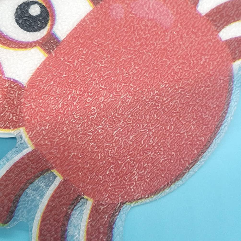 Zerodeko Anti-Slip Bathtub Crab Stickers 5pcs