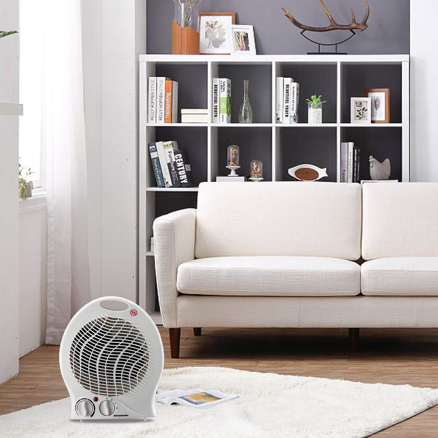 Homeleader Space Fan Heater with Thermostat