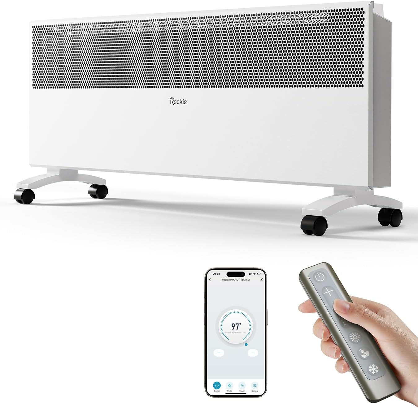 Reekie Smart Convection Panel Heater with Alexa