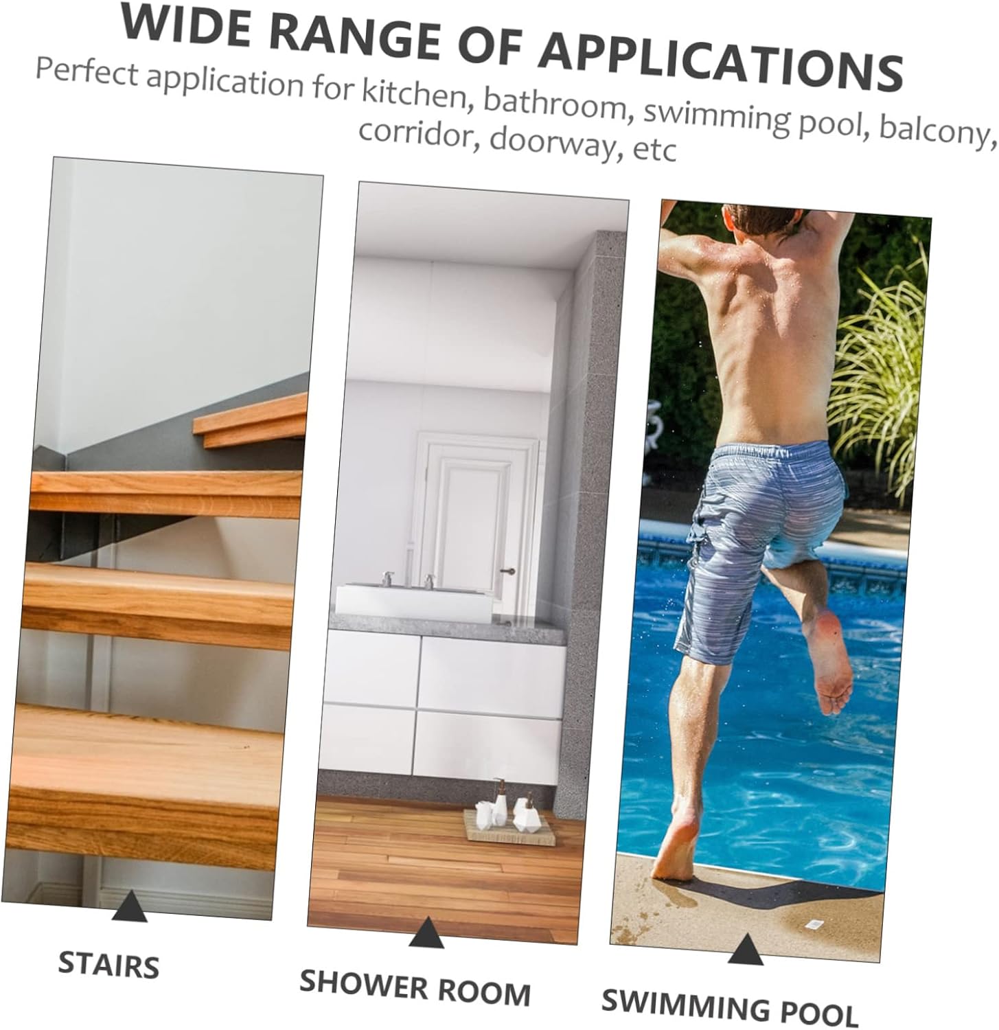 24pcs Non-Slip Stickers for Bath Stairs Pools