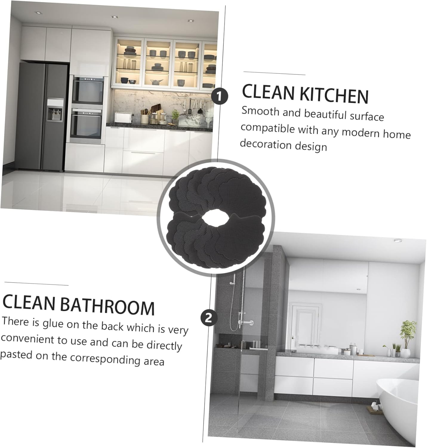 Unomor Non-Slip Bath Safety Strips for Tub Treads