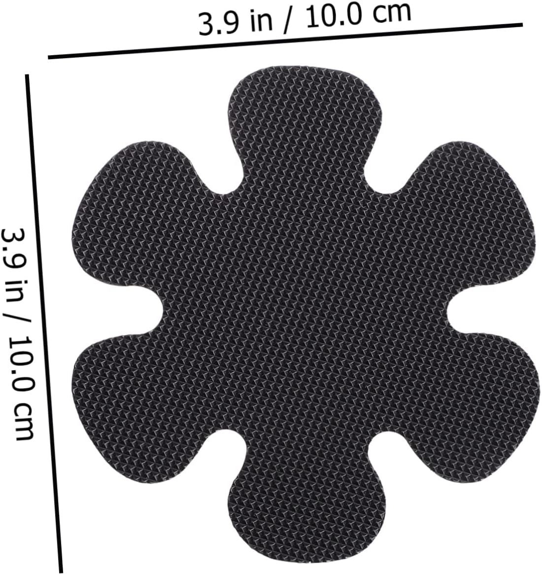 Unomor 20Pcs Flower Shaped Non-Slip Bathtub Stickers