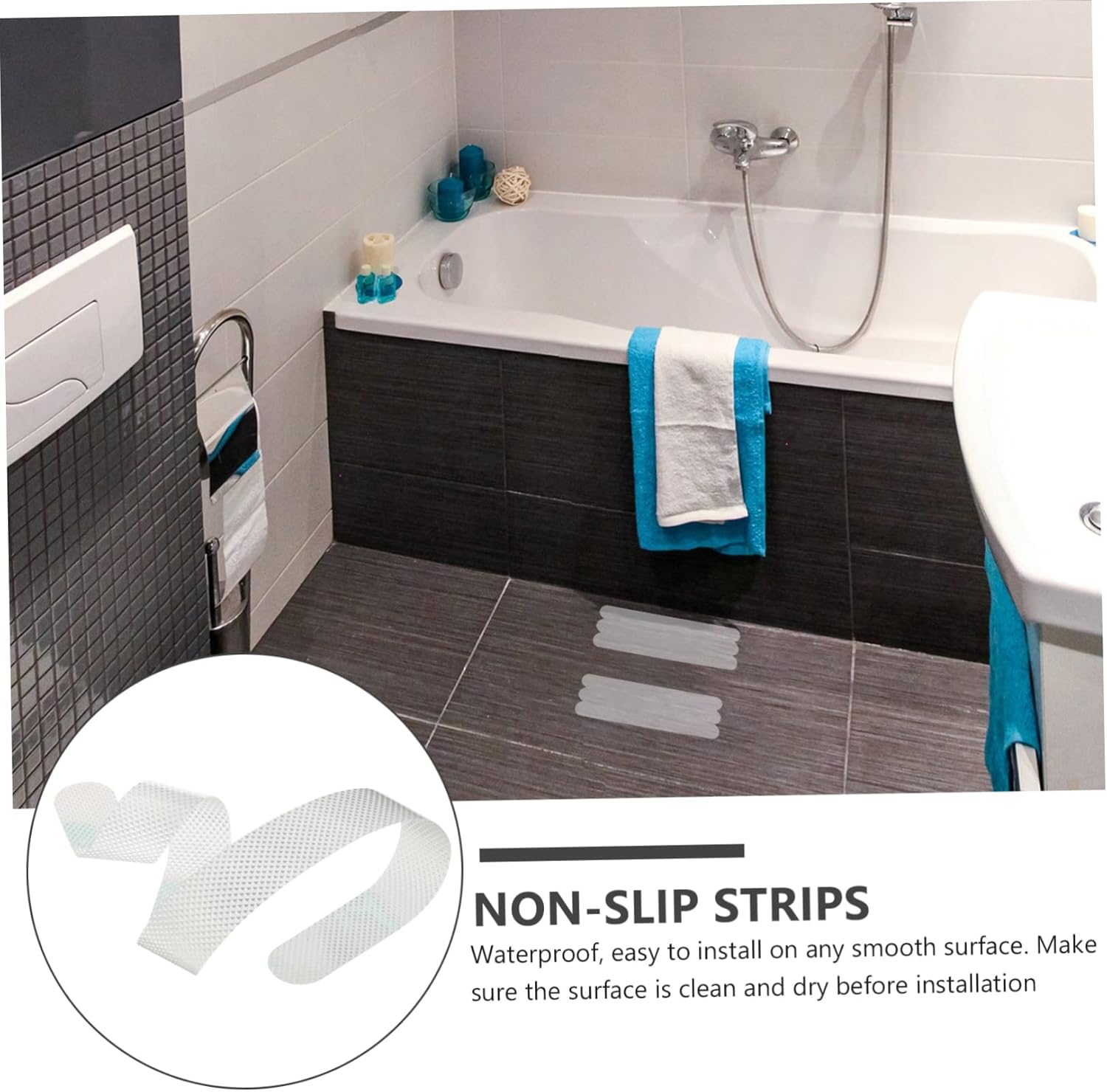 ABOOFAN Non-Slip Bathtub Stickers 36 Pack for Safety
