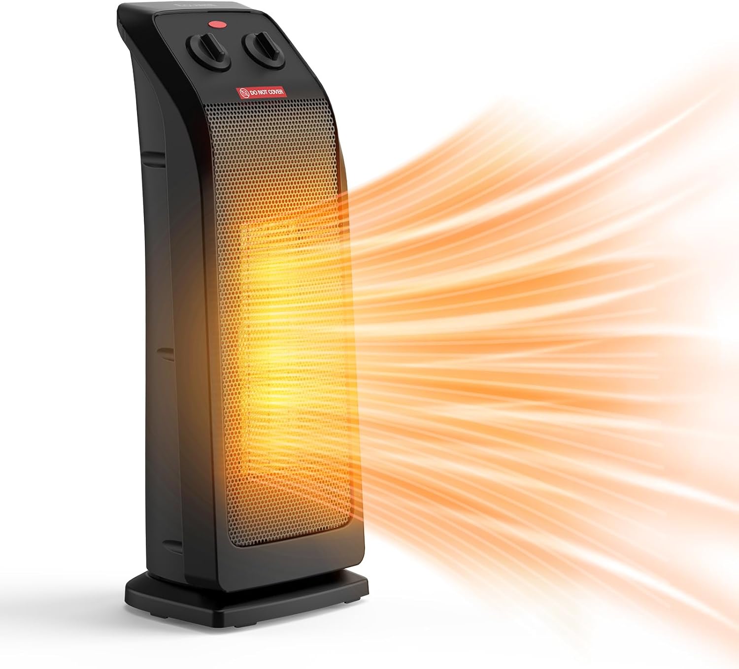 ECOWELL 18 Tower Heater with 3 Modes and Thermostat