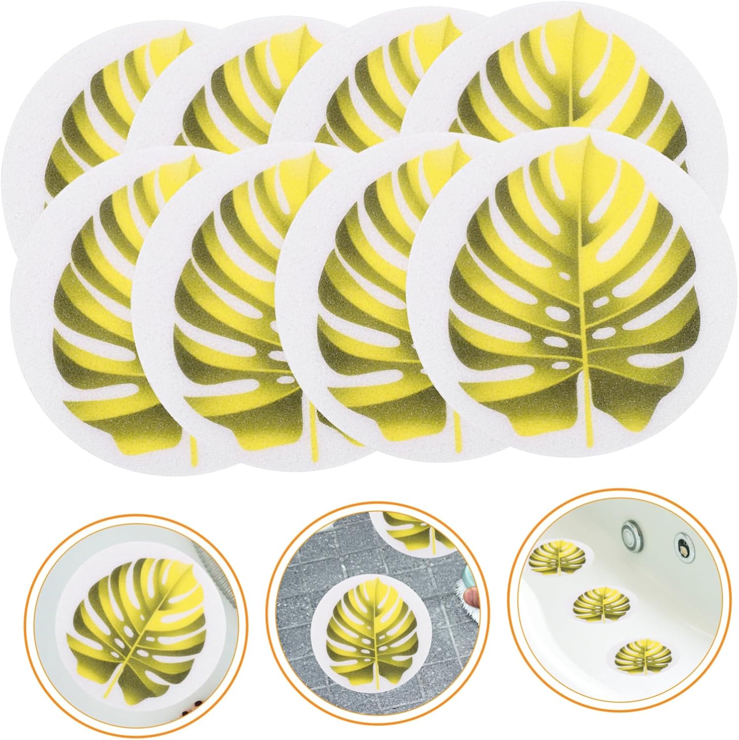 Luxshiny Non-Slip Bathtub Decals Set for Kids and Adults