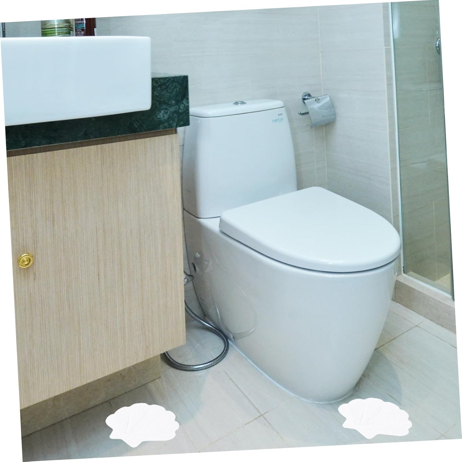 MAGICLULU Anti-Slip Shower Stickers Sea Shell Design