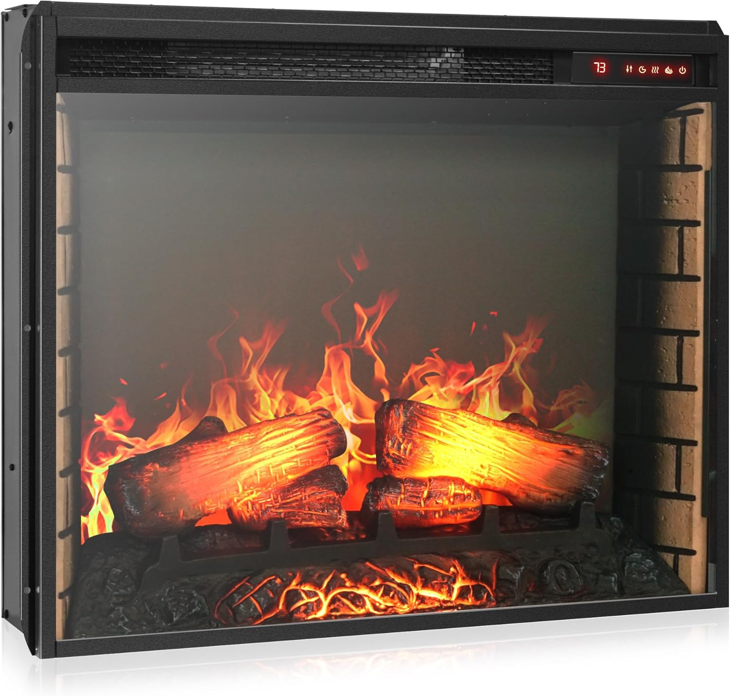 BELLEZE 28 Electric Fireplace with 5000 BTU Heater