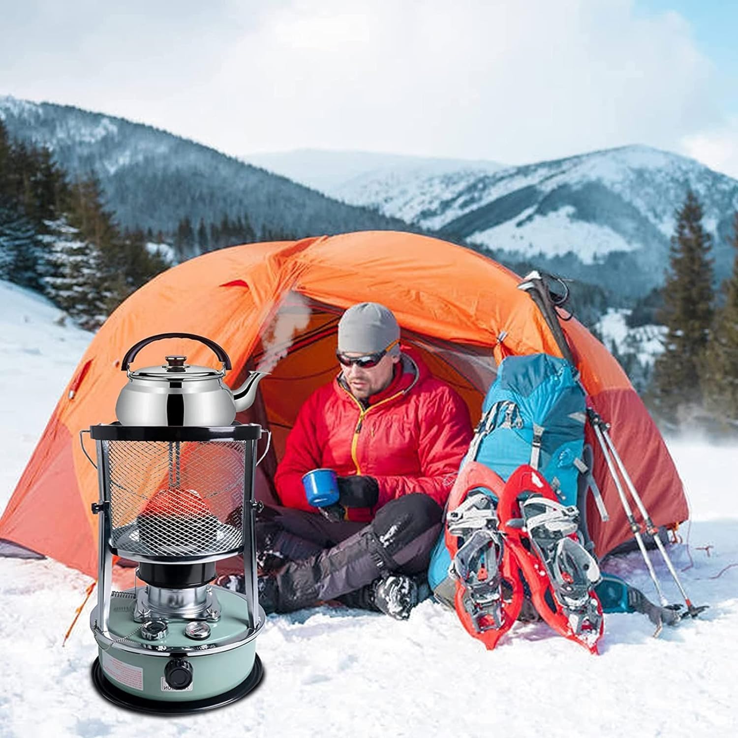 4L Kerosene Heater for Home Office Indoor Outdoor Use