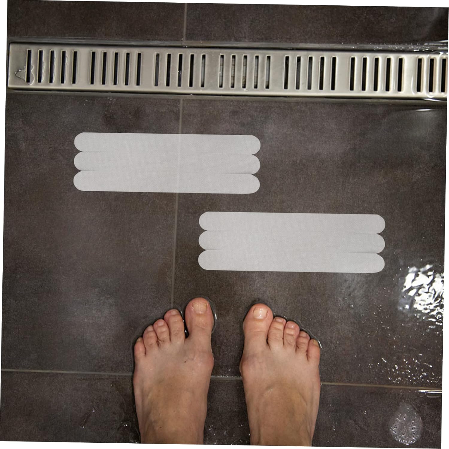 Ciieeo 12pcs Anti-Slip Bath Stickers for Tubs Showers Stairs