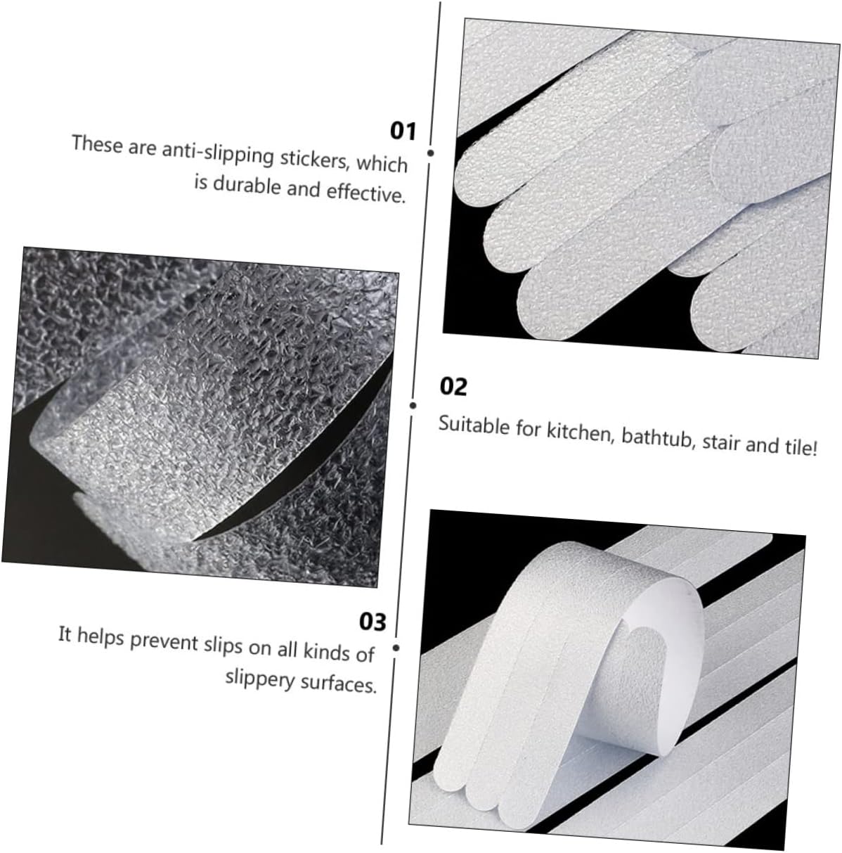 LIFKOME Non-Slip Mats for Bathroom Safety