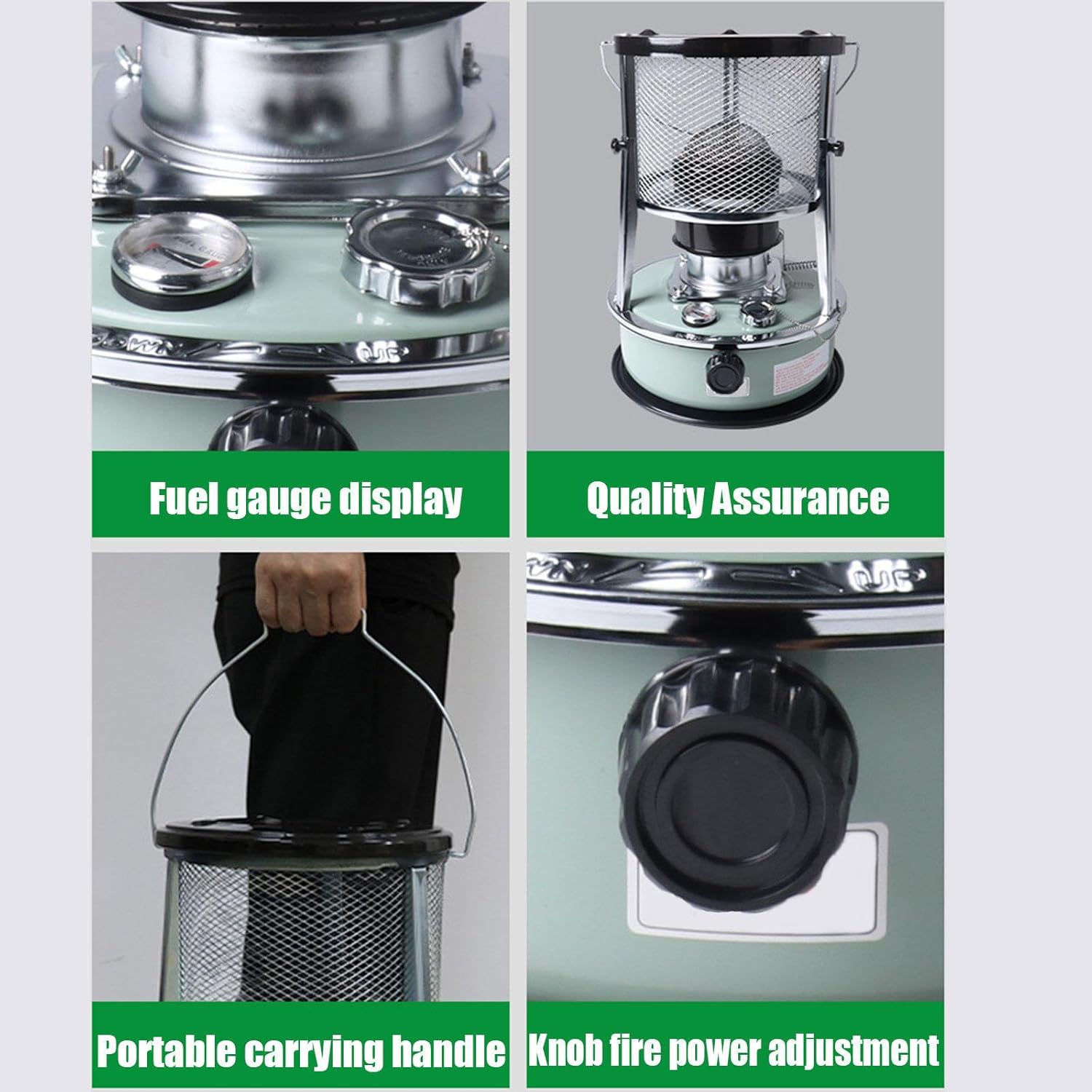 DECORN Kerosene Heater - 2600W Indoor Outdoor Camping Use