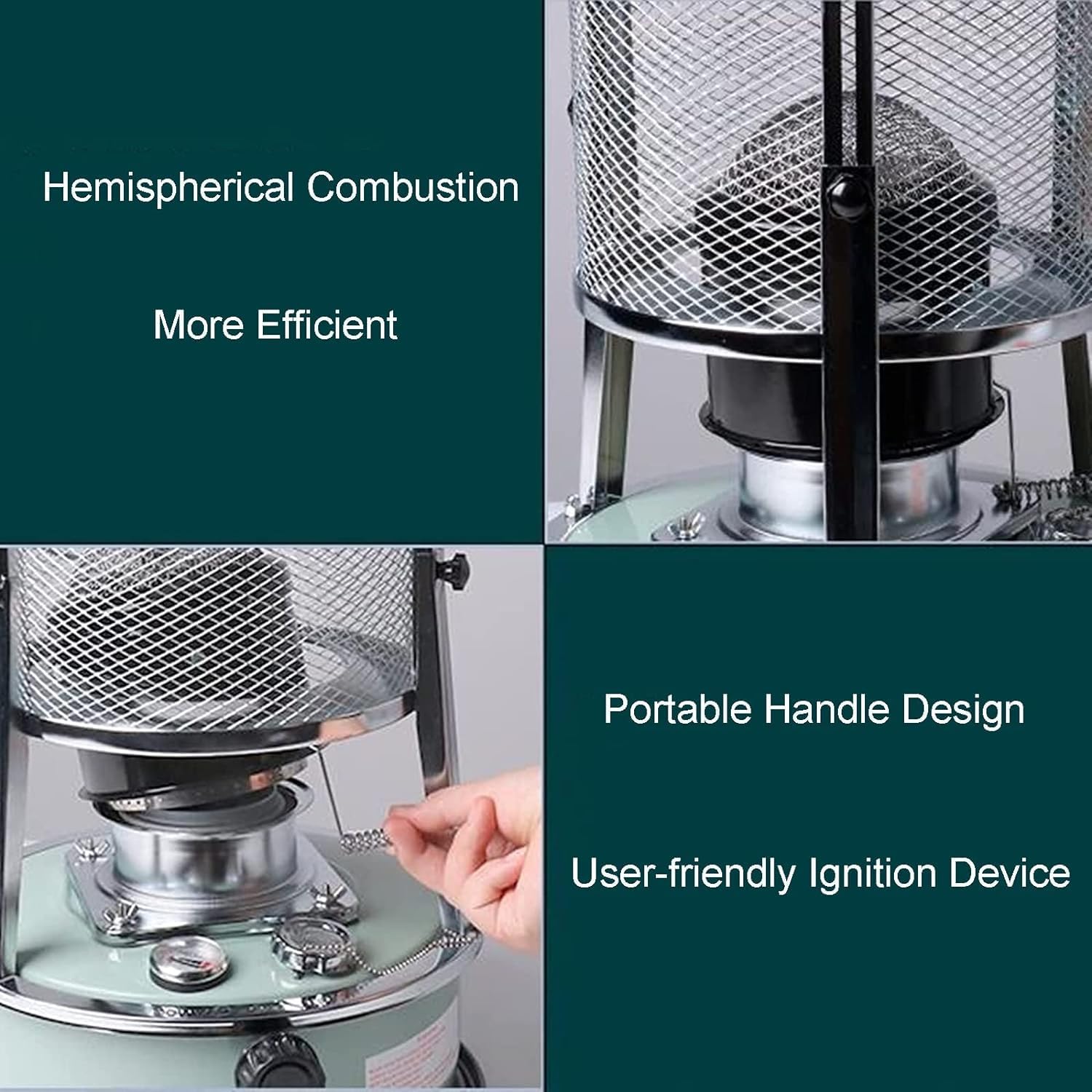 4L Kerosene Heater for Home Office Indoor Outdoor Use