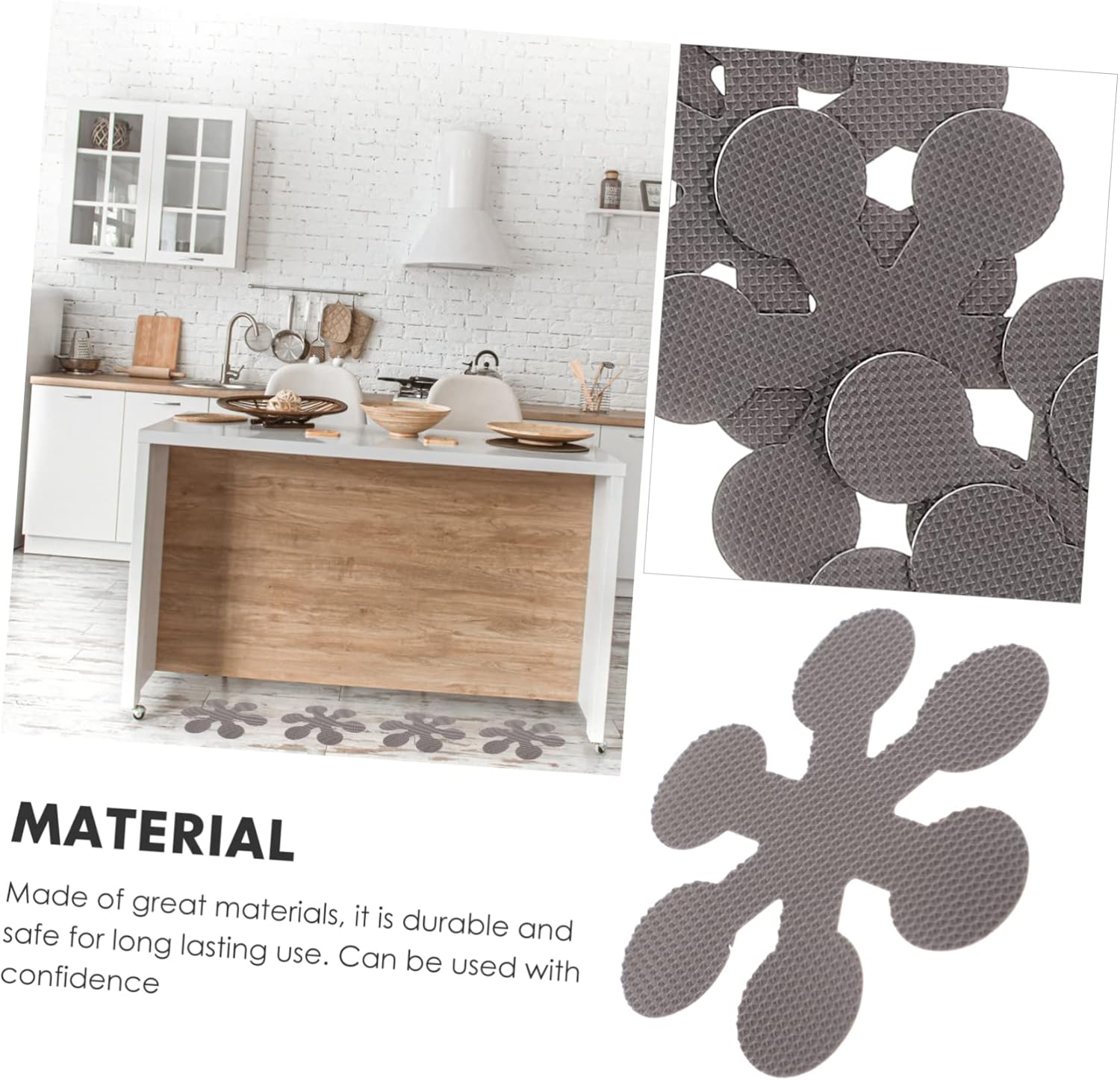 Non-Slip Tub Mat Stickers 1 Set Snowflake Design