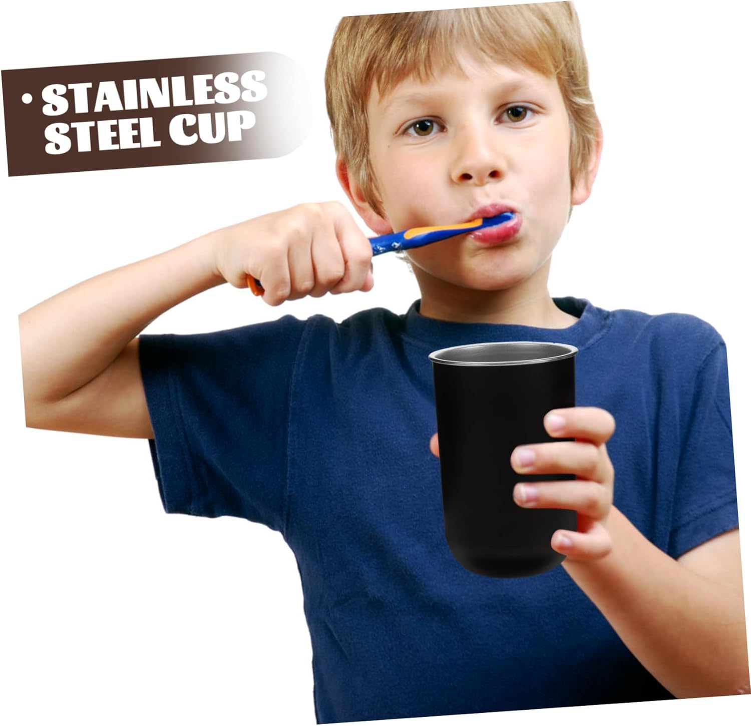 HOOTNEE 2pcs Stainless Steel Toothbrush Holder