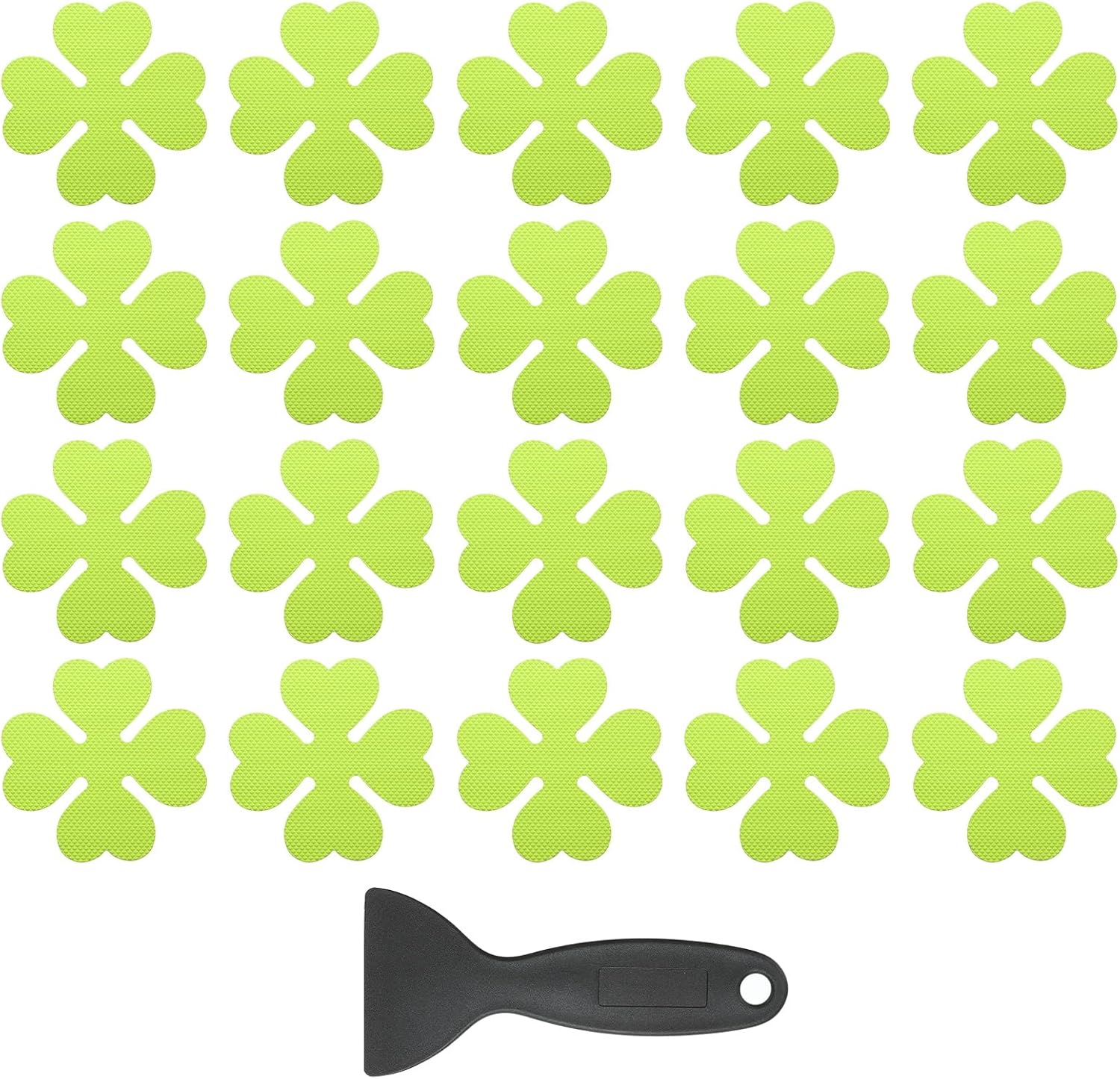 PATIKIL 20 Pcs Non-Slip Bathtub Stickers Grass Green 1