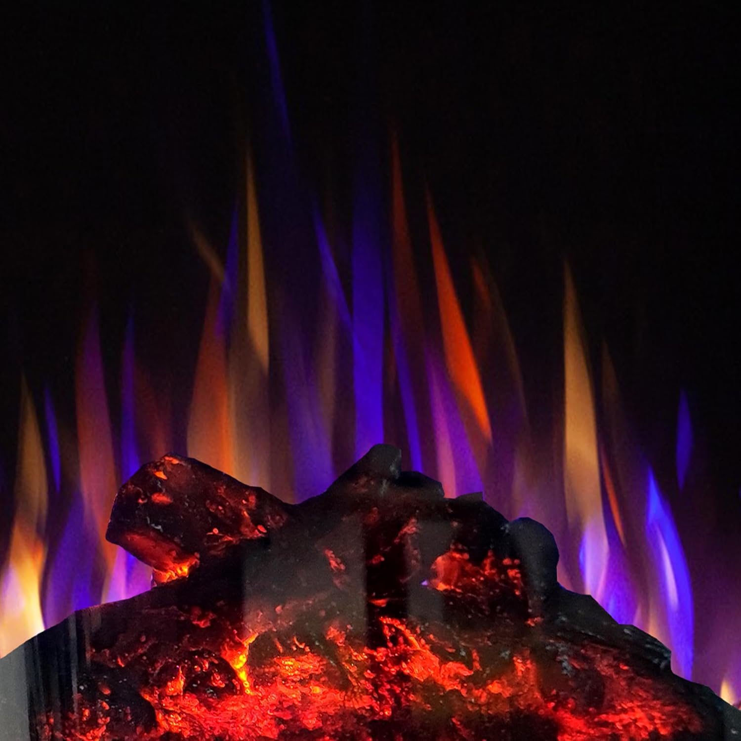 SheerAIRE 18 Electric Fireplace with Flame Effect and 3-Speed Heating