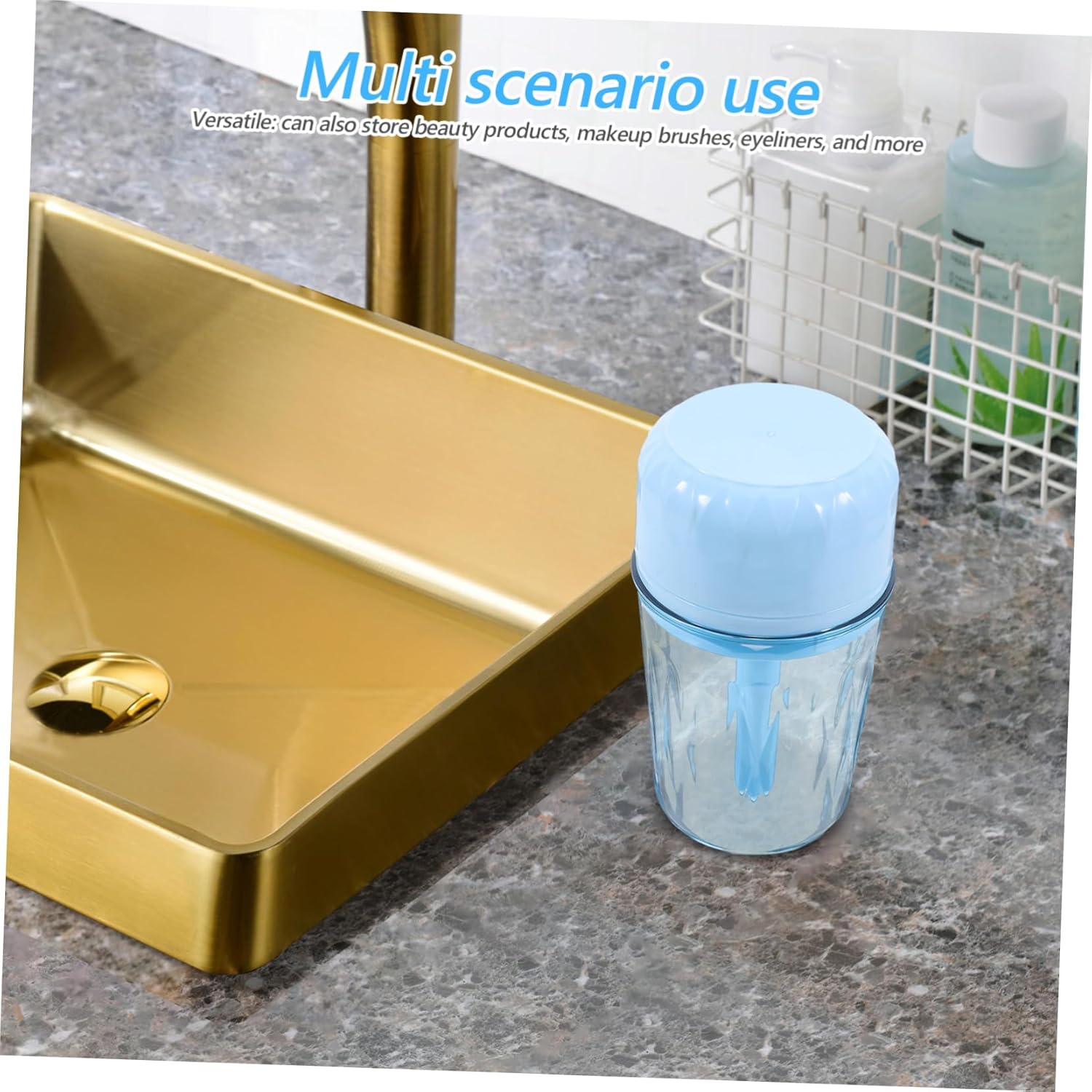 PartyKindom Travel Toothbrush Cup Organizer