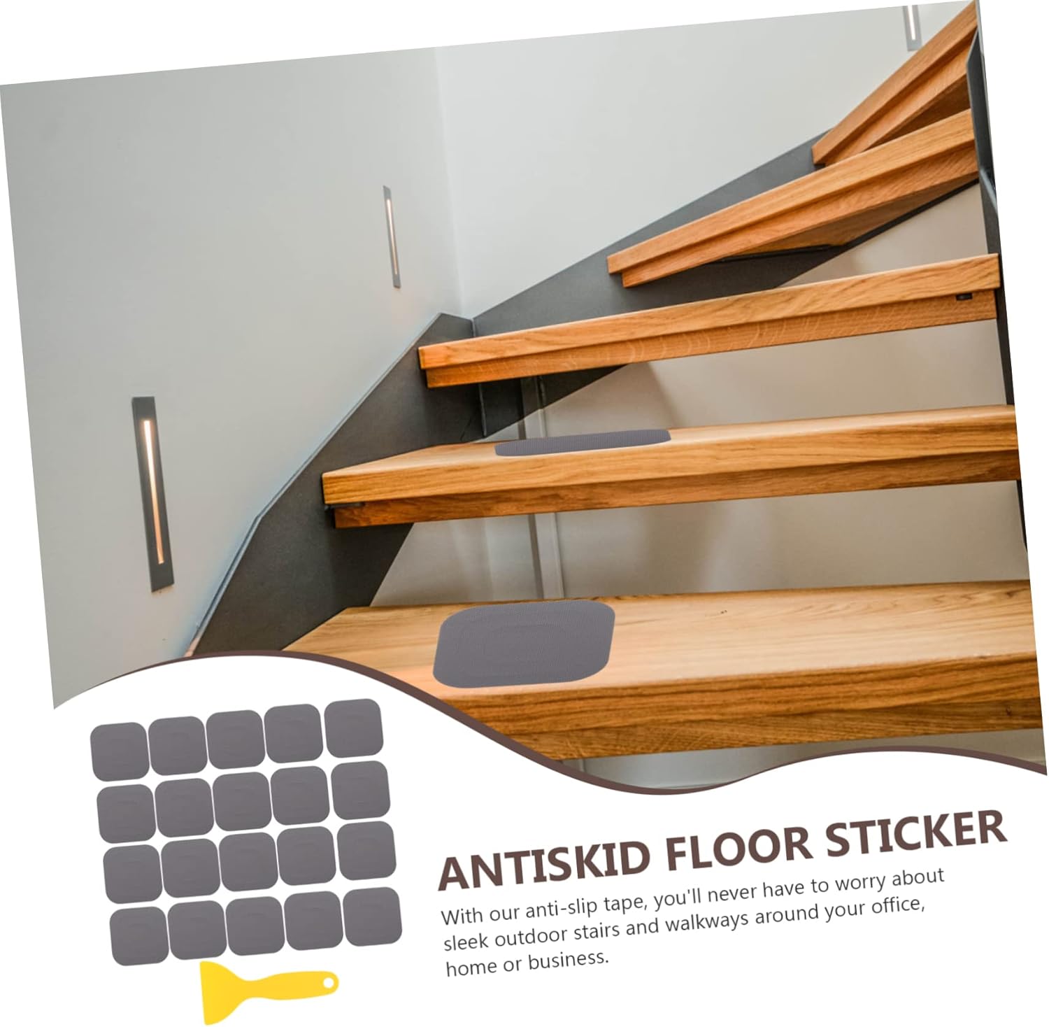 Ciieeo 20PCS Non-Slip Bathroom Decals for Bathtub and Floor