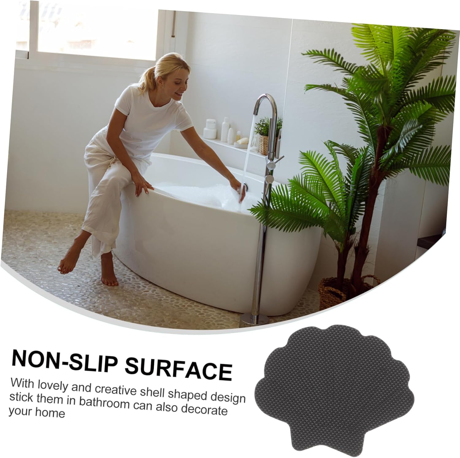 Unomor Non-Slip Bath Safety Strips for Tub Treads