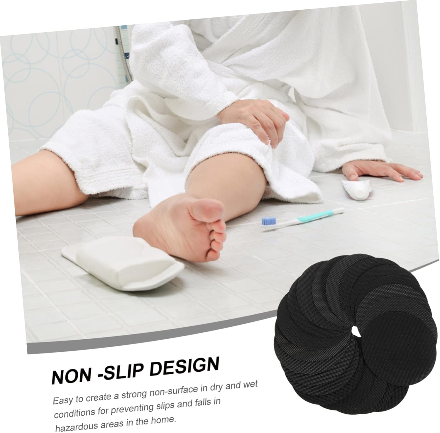 ABOOFAN 20 Pack Non-Slip Bath Tub Stickers