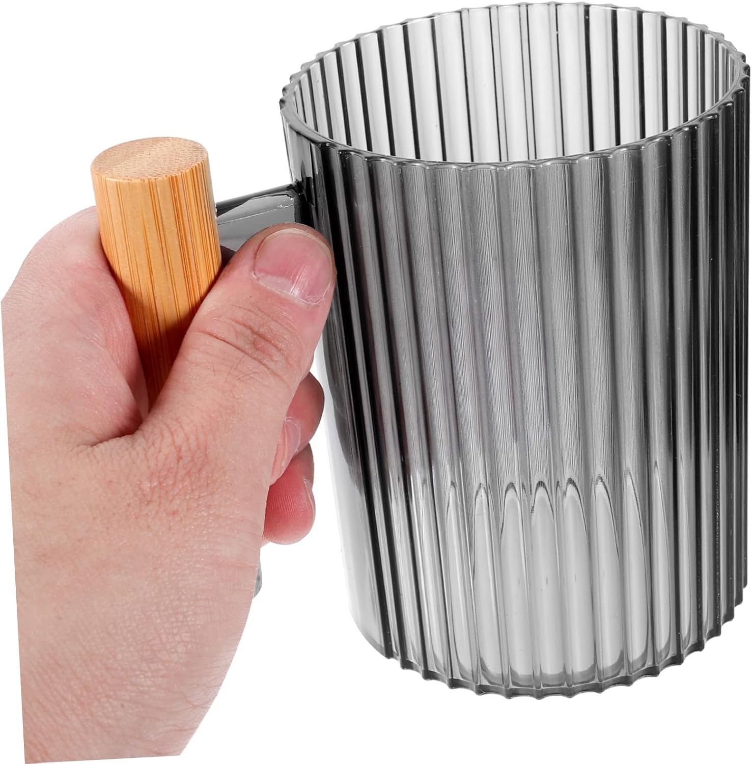 LIFKOME 4Pcs Reusable Toothbrush Holder Cup for Bathroom and Travel