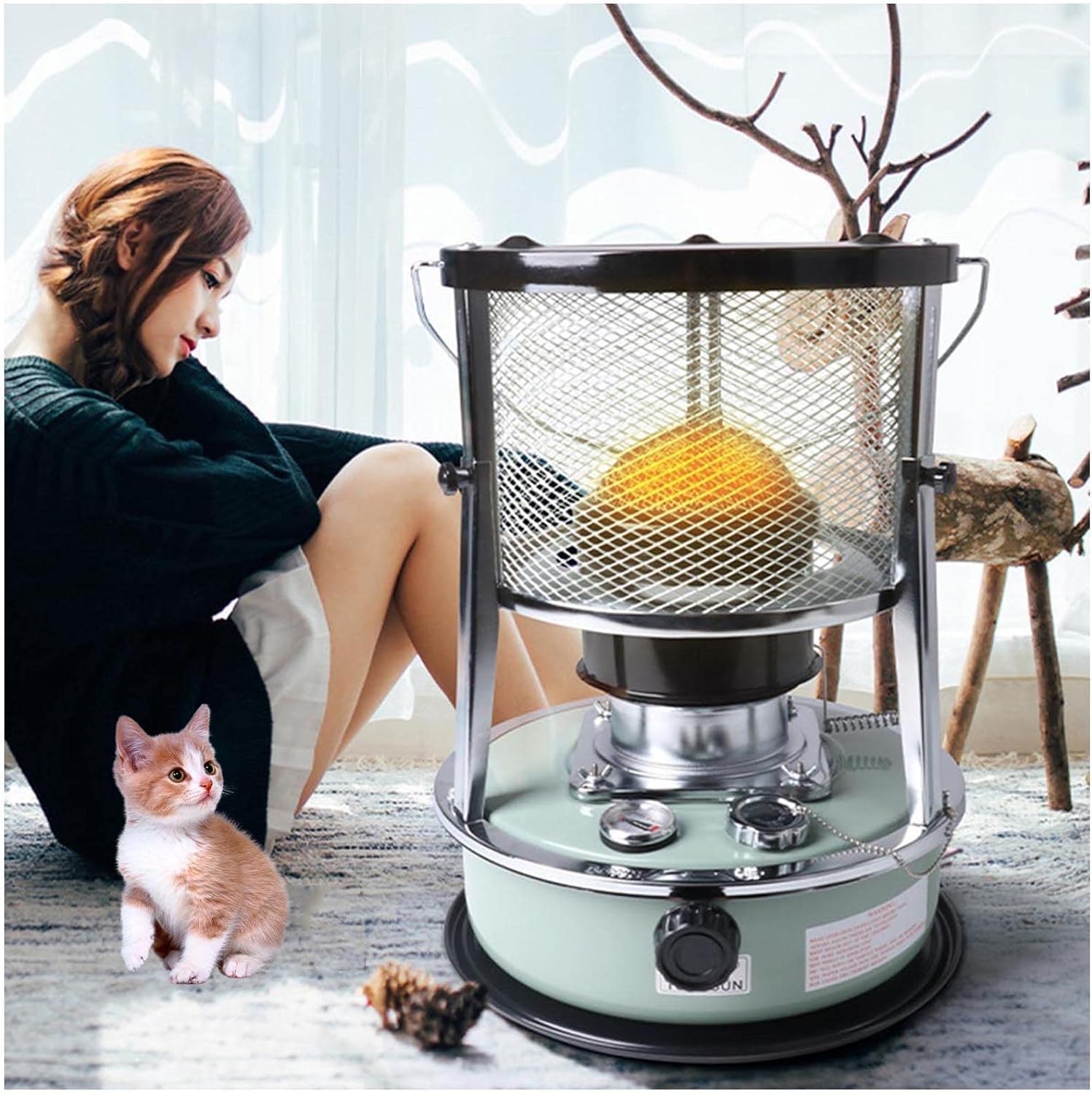 Lightweight Kerosene Radiant Heater for Indoor Outdoor Use
