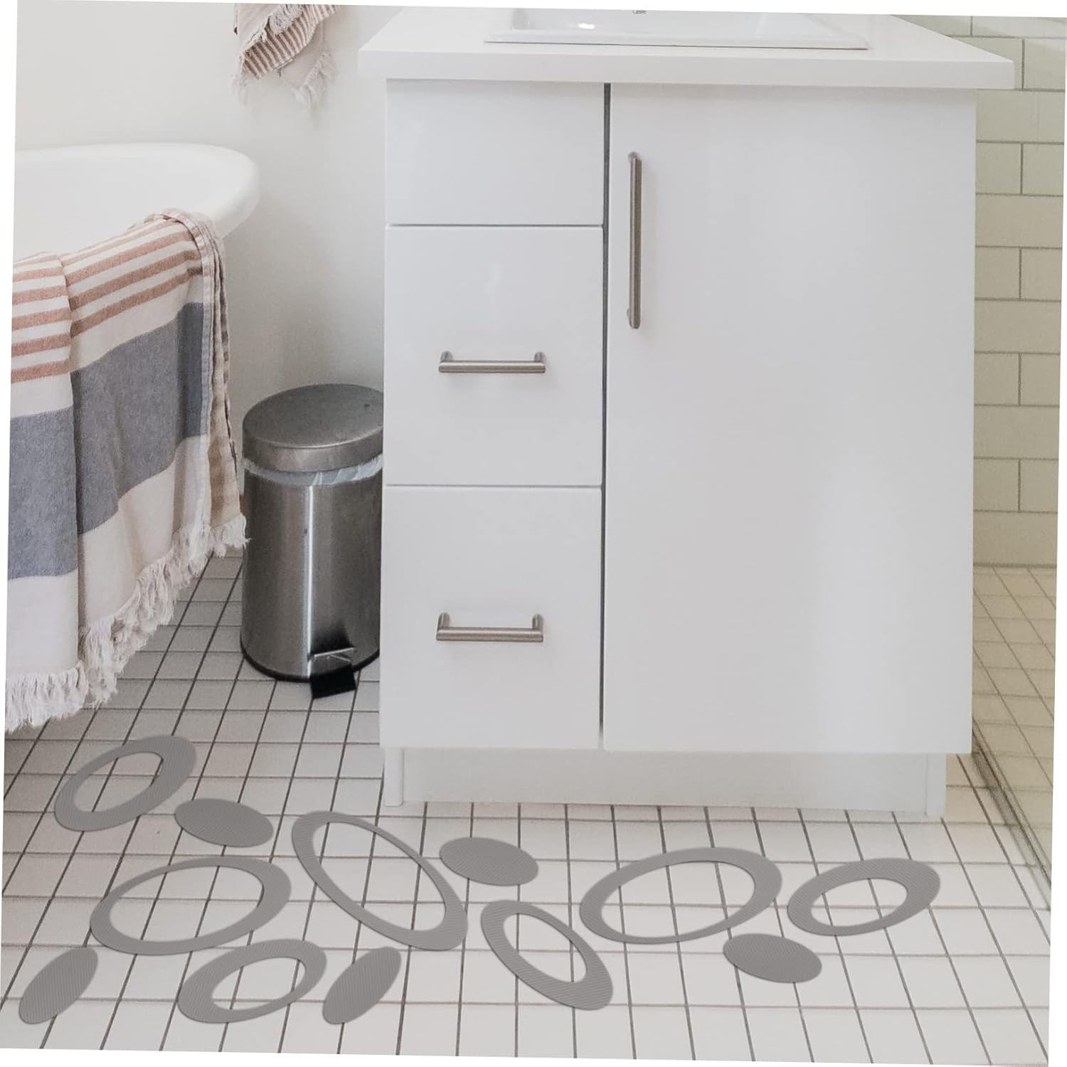 LIFKOME 20 Sheets Non Slip Shower Decals for Bathtub and Floor